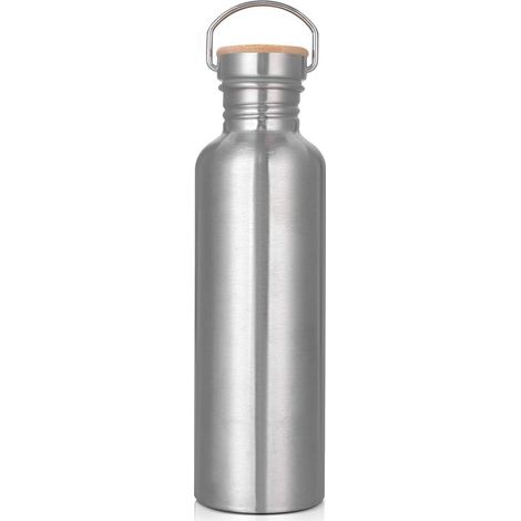 Bouteille d'eau en acier inoxydable 1 L, gourde de sport, sans BPA (1/5)
