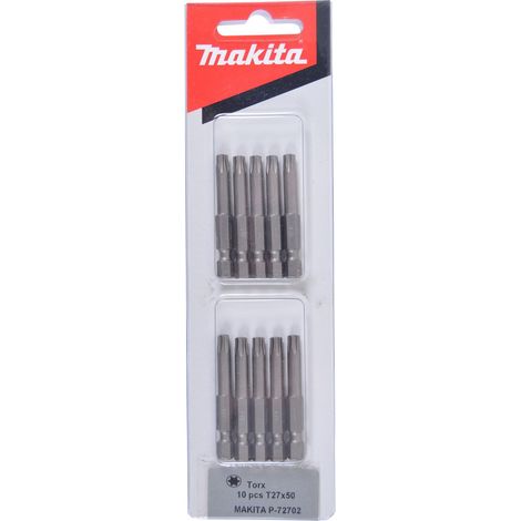 Makita Bit T27x50 mm 10 pzs. - P-72702