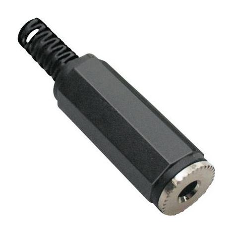 Jack 3.5 mm femelle, droit BKL Electronic 072207 Nombre de pôles: 2 mono noir 1 pc(s) D29106 (1/3)