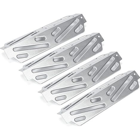 Weber Genesis II E310, S310, E330, S330, S330, E315, S315, E335, S335, II 400 Series E/S-435, Lot de 4 pièces de rechange en acier inoxydable pour barbecue Weber 31,8 cm (1/5)