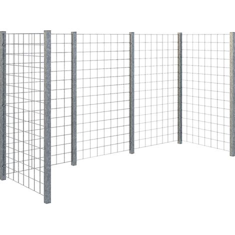 FRANKEL kaiserkraft, Habillage de poubelles, espalier en acier