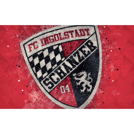 Papier peint panoramique Foot / Football - FC Ingolstadt - Schanzer - 130 cm x 81 cm (1/2)
