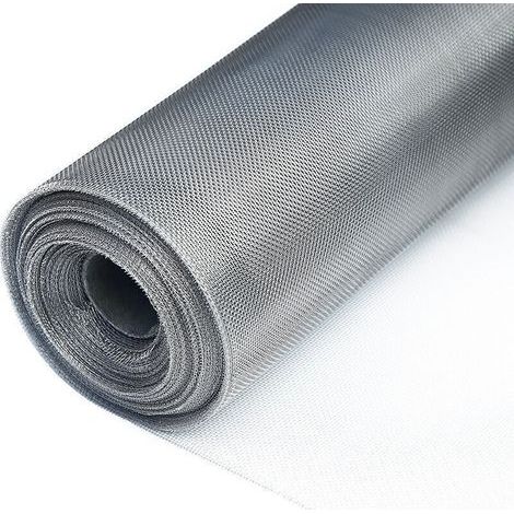 Rouleau Toile Moustiquaire, Moustiquaire Fenetre, 1.2 x 3 m Rouleau Moustiquaire, Moustiquaire Fenetre Rouleau, avec Brosse Nettoyage de Vitres Utilisé pour Prévenir Insectes Moustiques etc (1/4)