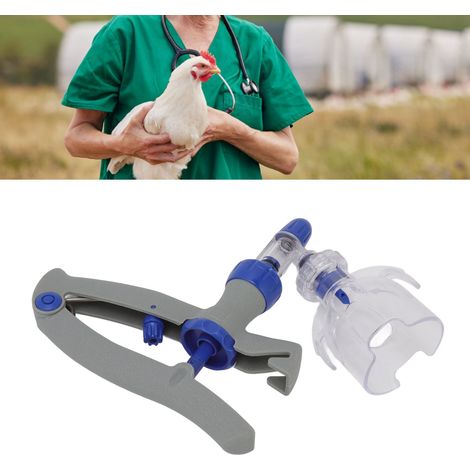 Seringue Continue Vetérinaire Automatique Adapative Stable Detachable pour Poulets, Ovins, Canards et Porcs 1ml Plastique (1/5)
