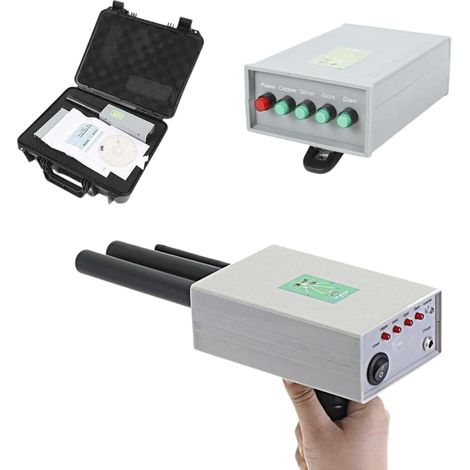 HAUTOUR Détecteur de métaux - 1000 m - Détecteur de métaux professionnel - Double échantillon - 20 m de profondeur - pour détecter objets, pièces de monnaie, bagues, colliers, diamants (1/5)