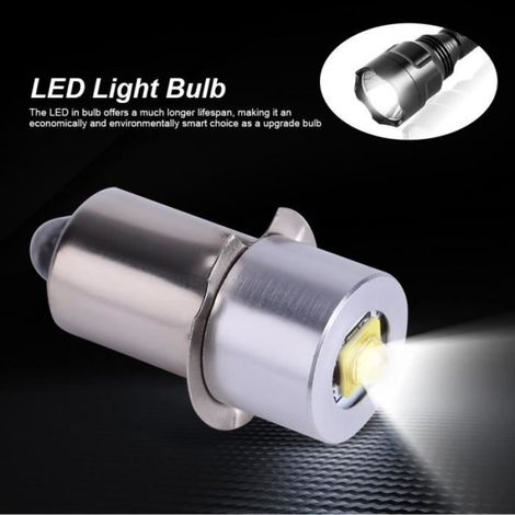 Ampoule Led - 5W - 6V À 24V - Base P13.5S - Pour Lampe De Poche Et Lampe De Travail D'urgence - 1 Pièce (1/3)
