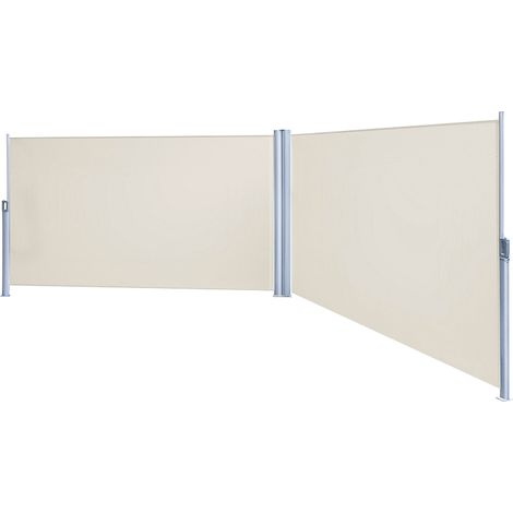 SWANEW Tenda da sole da tenda da sole laterale da sole 180x600 cm Garden Privacy Screen Screen Beige (1/5)