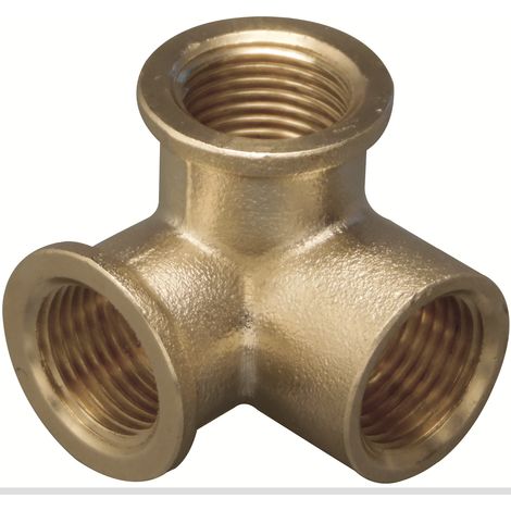 Conexión 3 vía de laton Hembra-Hembra-Hembra FP Pattaroni F93  1/2”x 1/2”x 1/2”