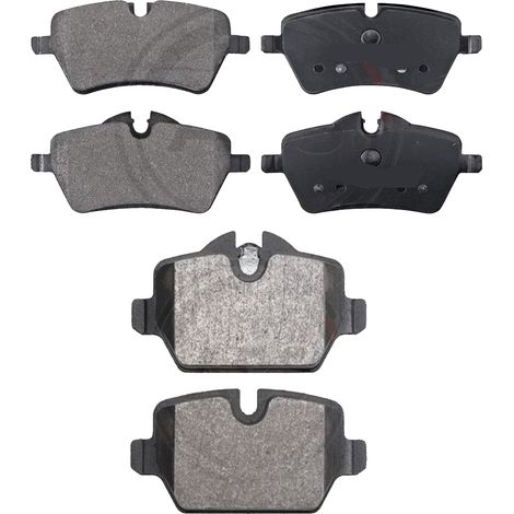 KIT PASTIGLIE FRENO ANTERIORI E POSTERIORI compatibile con NISSAN MURANO II (Z51) / PASTIGLIE FRENANTI AUTO OEM P 56 058,P 56 068 / SOSTITUZIONE DIRETTA / BASSA POLVERE / SILENZIOSO (1/4)