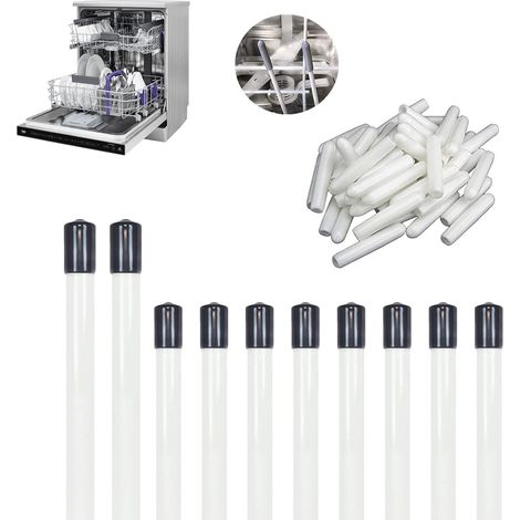 Lot de 20 supports de verres à pied pour lave-vaisselle - 28 cm, 24 cm, 21 cm, 17 cm, 11,5 cm, capuchons universels pour réparation de dents (17 cm) (1/5)