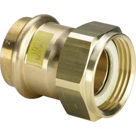 Raccord à vis avec SC Profipress G 2666 en laiton rouge 28 mm x G1 1/4