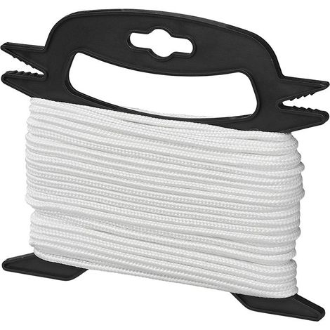 Guy line 4mm x 20m bianco su bobina (1/5)