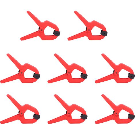 8-piece spring clip kit suitable for woodworking, photography studios, and DIY projects (ships wrapped in bubble wrap) (1/5)
