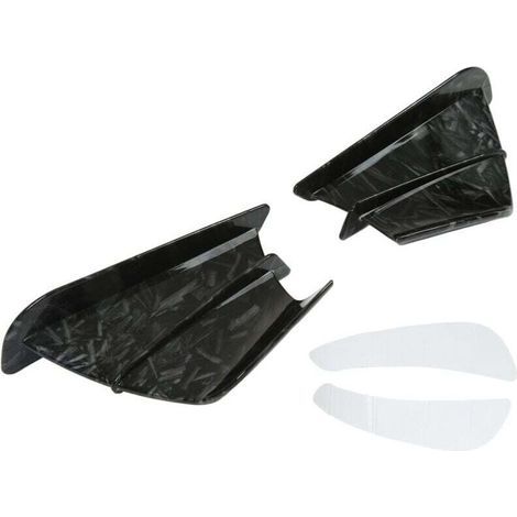 Becquet latéral à aile fixe modifié pour moto, adapté au motif marbre brillant Yamaha R1 R3 R25 (1/4)