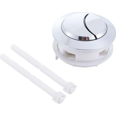 1 Pièce Bouton Chasse Double Filetage, Vanne WC Réservoir Eau (1/5)
