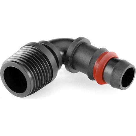 Codo Rosca Macho C/Anilla  20mm x 1/2" -