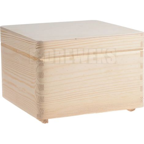 Scatola quadrata con coperchio senza fori