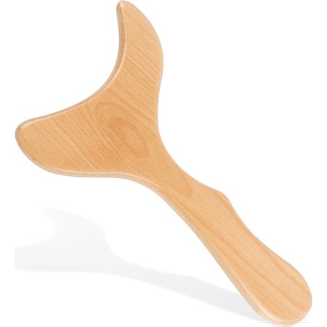 Outils de massage par madérothérapie, masseur lymphatique en bois, outil de remodelage corporel anti-cellulite — 12 x 6 pouces (1/5)