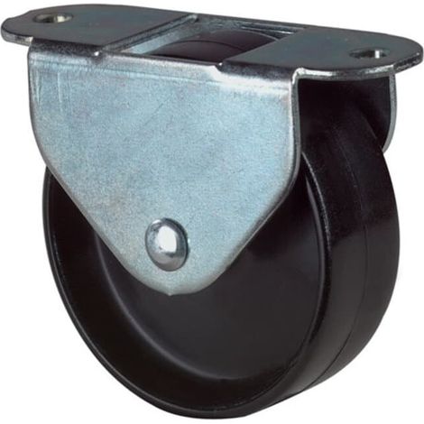 Kastenrolle D.16mm Trgf.30kg Material Ku.m.Platte