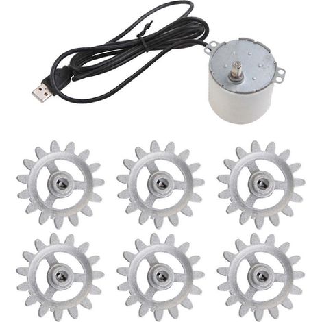 Mini moteur électrique de remplacement pour broche de barbecue, outil de bricolage (1/5)
