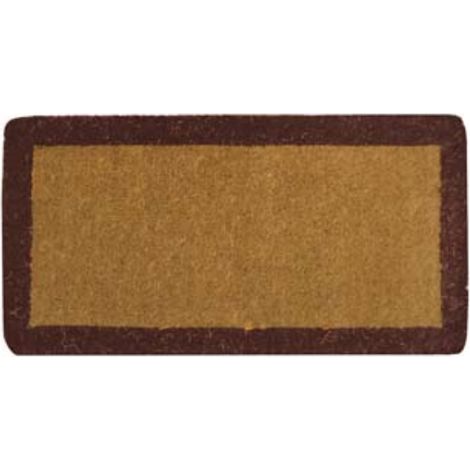Zerbino imperiale a fascia marrone spessore mm.38 - cm.60x120, spessore mm.38 1 pezzi