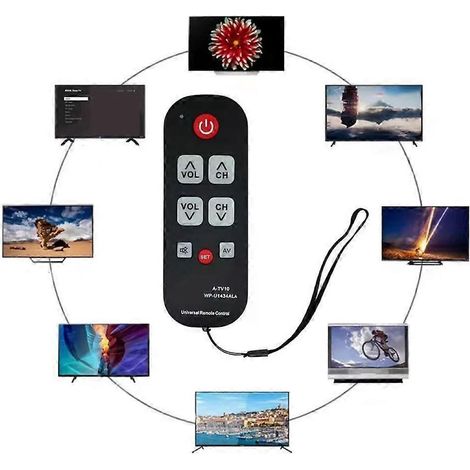 Télécommande fonctionnelle pour téléviseur LCD A-TV10 Wp-U1434ALA Wp-U1434LA (1/4)