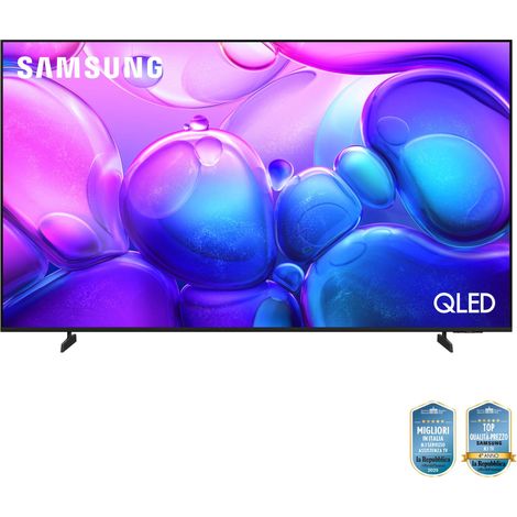 Samsung QLED 75" QE75Q6FAAUXZT 4K, Processore Q4 Lite, 4K Upscaling, Color Booster, OTS Lite, Metal Stream Design, Smart TV, 2025