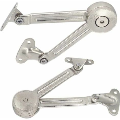 Ensemble de 2 supports de système d'amortissement pour portes relevables de meubles de cuisine. (1/4)