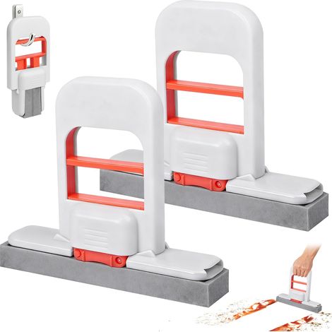 Mini Vadrouille De Nettoyage,Mini Vadrouille Portable,Mini-Serpillière Lavable à La Main,Mop Portable avec Fonction D'essorage,Vadrouille Auto-Serrante pour Verre,Fenêtre,Bureau,Sol (1/5)