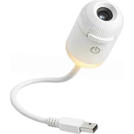 Veilleuse projecteur, projecteur de veilleuse étoilée portable USB pour chambre à coucher, mini lampe murale LED (5 diapositives) (1/5)