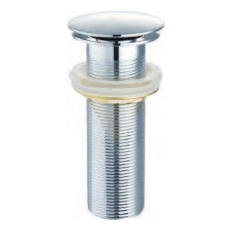 Imex – Robinet clic-clac gris chromé pour évier – Finition laiton chromé – Système d'ouverture 20 000 usages – Compatible lavabo vasque rond (1/3)