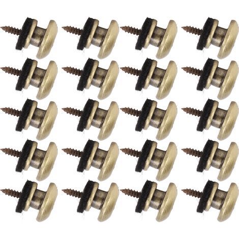 20 Boutons de Sangle pour Guitare, Ukulélé et Basse en Métal avec Système de Verrouillage Sécurisé (1/5)