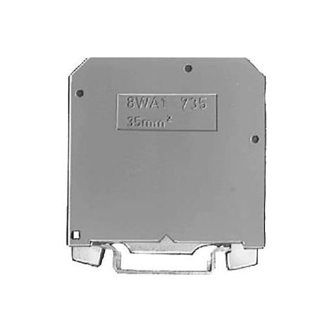 Unipolare Plattenklemme Gelb Grün DIN 35 MMQ Siemens 8WA10111PM00 (1/3)