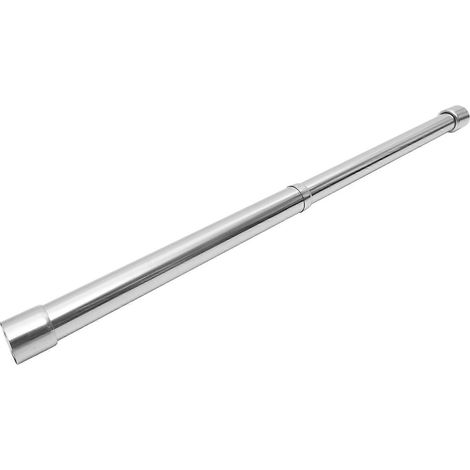 Barre de penderie télescopique en acier inoxydable, barre de penderie réglable (1/5)