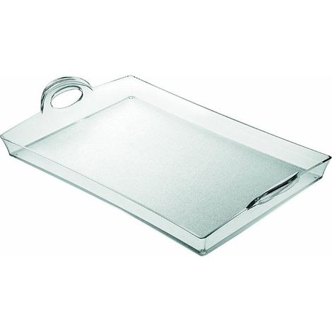Plateau rectangulaire transparent - Guzzini - Livraison gratuite