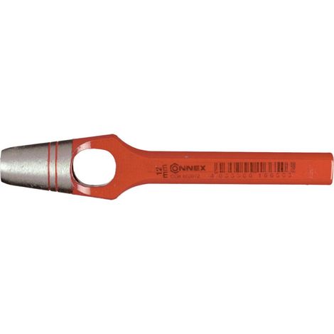 Henkel-Locheisen 12 mm Chrom-Vanadium rot lackiert Lochstanzen, Locheisen
