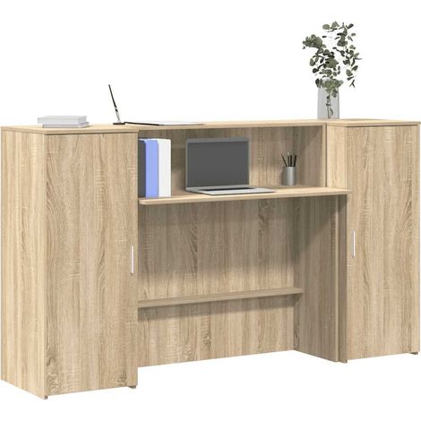Empfangstheke Sonoma-Eiche 180x50x103,5 cm Holzwerkstoff