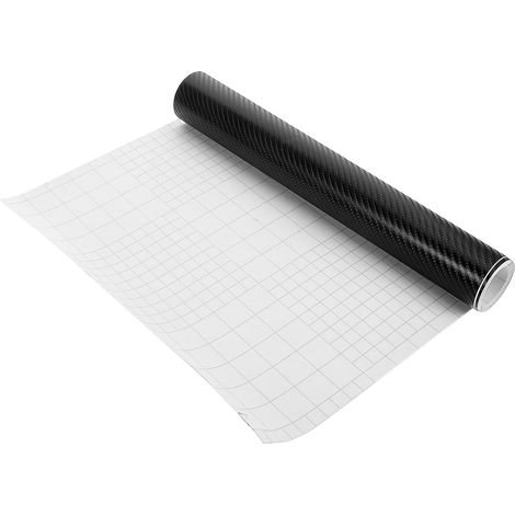 adhésif vinyle noir en fibre de carbone 4D pour voiture 200 (1/5)
