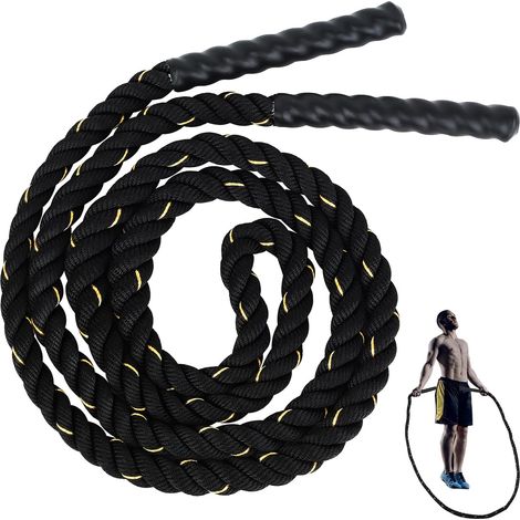Skipping Rope Sport 3 Metres Weighted Adult Boxing Jump Rope for Intense Exercises, Fitness, Boxing, Training Equipment, Muscle Building (1/5)