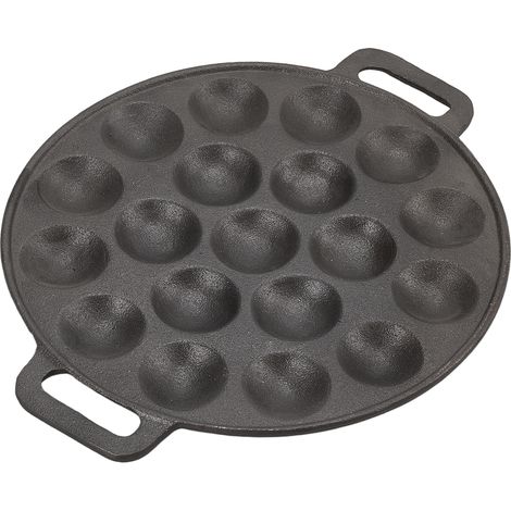 Non-stick 19-hole Cast Iron Aebleskiver Pan (1/5)