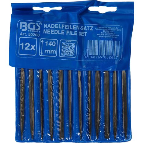 Set lime ago bgs technic acciaio 12 pezzi 140 mm