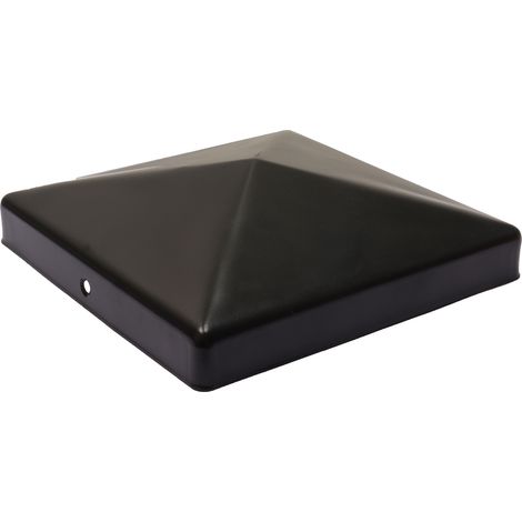 Pfostenkappe Schwarz für 14 x 14 cm Pfosten - Pro Stück