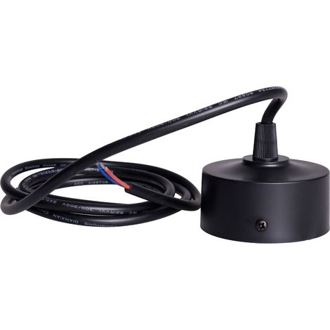 Rosone nero adattatore alimentazione binario magnetico Maxlight