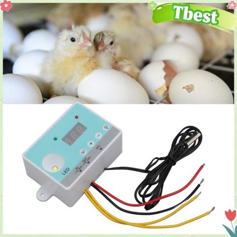 Contrôleur de température d'incubateur - TBEST - TB-INC1 - Affichage HD - Démarrage 1 touche - Sonde précise (1/5)