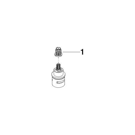 Dornbracht 9090031700090 inverseur 180 degrés pièces de rechange