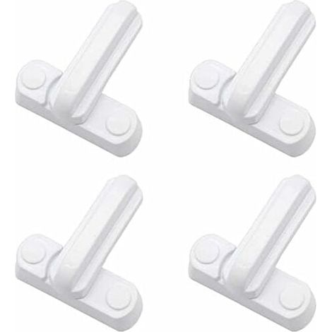 Verrou de sécurité coulissant pour fenêtre, verrou en alliage d'aluminium pour tous types de portes et fenêtres, améliore la sécurité des enfants et la protection contre le vol. (1/5)