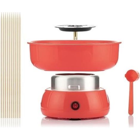 Machine a Barbe a Papa - 450 W - Rouge