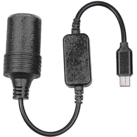 Adaptateur USB-C vers allume-cigare 12 V pour voiture (1/5)