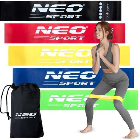 NS-959 Neo-Sport, juego de 5 bandas de resistencia para ejercicio (1/5)