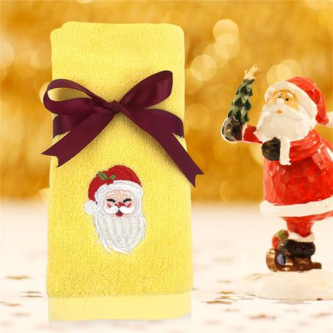 Weihnachtshandtücher aus Baumwolle, Premium-Geschirrtücher, Küchenhandtuch-Set für Zuhause, Küche, Barhandtücher (1/5)